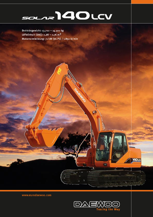 Raupenbagger Doosan Solar 140 LC-V