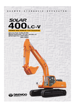 Raupenbagger Doosan Solar 400 LC-V