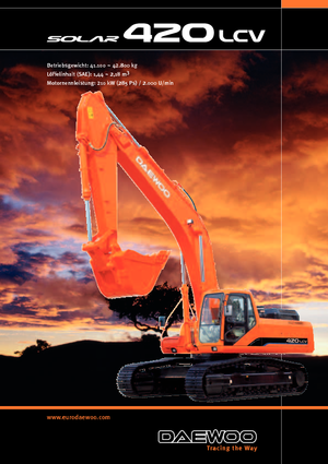 Raupenbagger Doosan Solar 420 LC-V