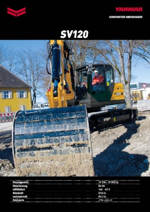Raupenbagger Yanmar SV120 MB 