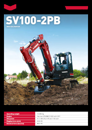 Raupenbagger Yanmar SV100-7-2PB 