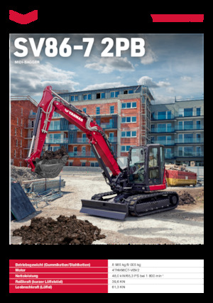Raupenbagger Yanmar SV86-7-2PB