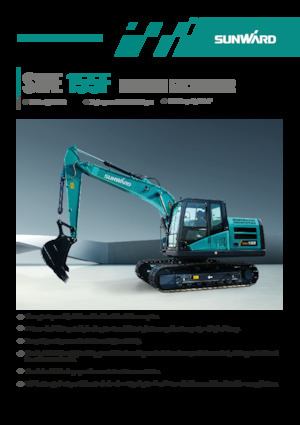 Raupenbagger Sunward SWE155F