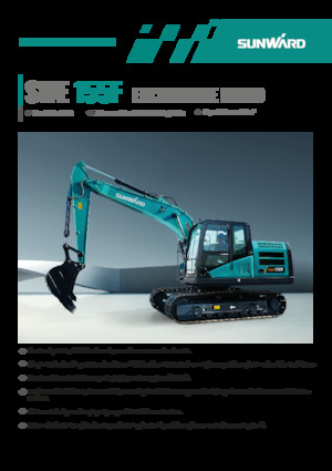 Raupenbagger Sunward SWE155F