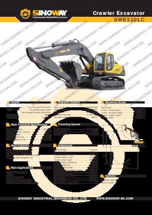 Raupenbagger Sinoway SWE330LC