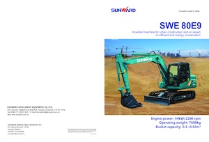 Raupenbagger Sunward SWE80E9 