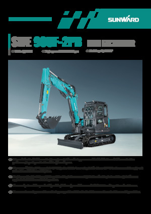 Raupenbagger Sunward SWE90UF-2PB