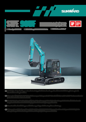 Raupenbagger Sunward SWE90UF