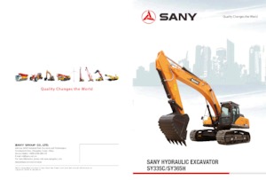 Raupenbagger Sany SY335C