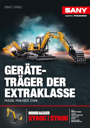 Raupenbagger Sany SY60U 