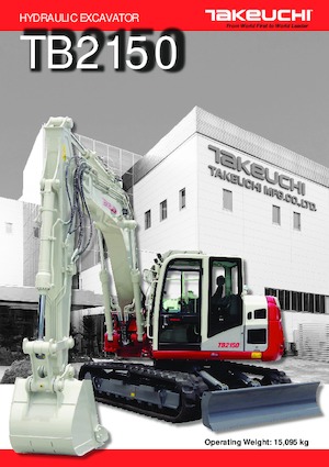 Raupenbagger Takeuchi TB 2150 C