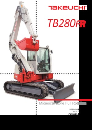 Raupenbagger Takeuchi TB 280 FR