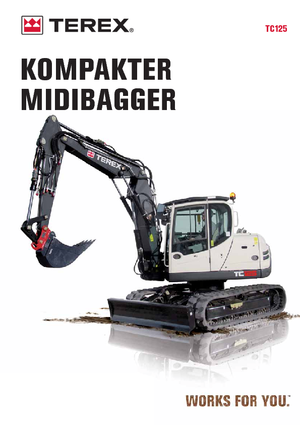 Raupenbagger Terex TC 125