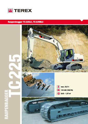 Raupenbagger Terex TC 225