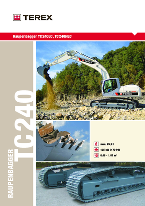 Raupenbagger Terex TC 240