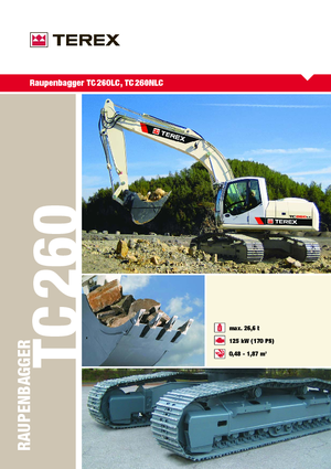 Raupenbagger Terex TC 260