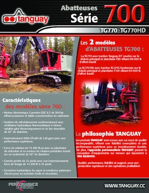 Raupenbagger Tanguay TG770