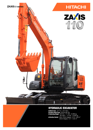 Raupenbagger Hitachi ZX 110-3