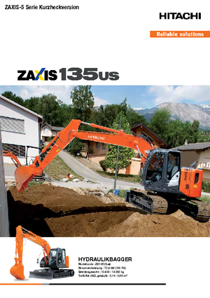 Raupenbagger Hitachi ZX 135 US-5