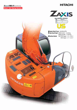 Raupenbagger Hitachi ZX 135 US