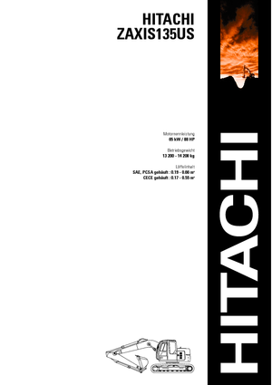 Raupenbagger Hitachi ZX 135 US