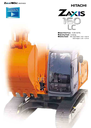 Raupenbagger Hitachi ZX 160 LC