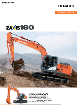 Raupenbagger Hitachi ZX 180 LC-5