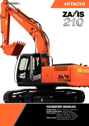 Raupenbagger Hitachi ZX 210 LC-3