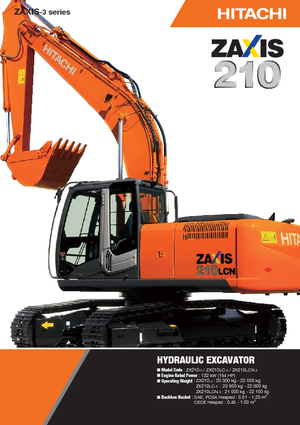 Raupenbagger Hitachi ZX 210 LC-3