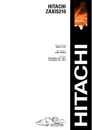 Raupenbagger Hitachi ZX 210 LC