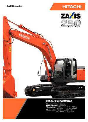 Raupenbagger Hitachi ZX 250 LC-3