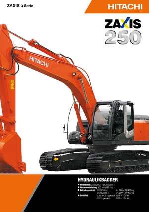 Raupenbagger Hitachi ZX 250 LC-3