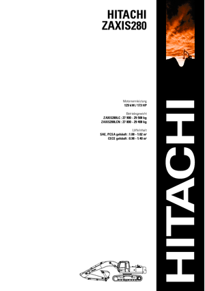 Raupenbagger Hitachi ZX 280 LCN