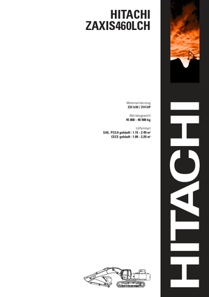 Raupenbagger Hitachi ZX 460 LCH