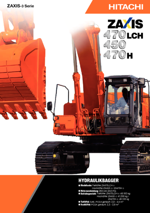 Raupenbagger Hitachi ZX 470 H-3 LD