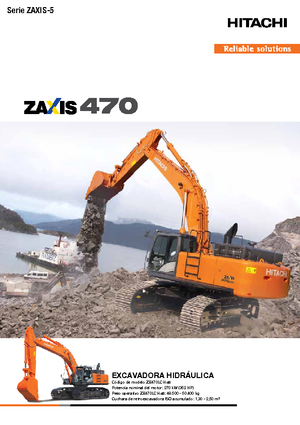 Raupenbagger Hitachi ZX 470 LCH-5