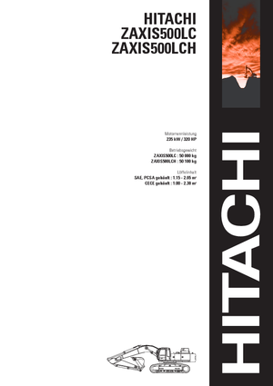 Raupenbagger Hitachi ZX 500 LC