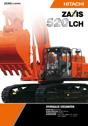 Raupenbagger Hitachi ZX 520 LCH-3