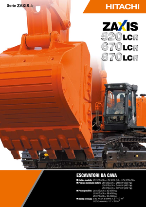 Raupenbagger Hitachi ZX 870 LCR-3