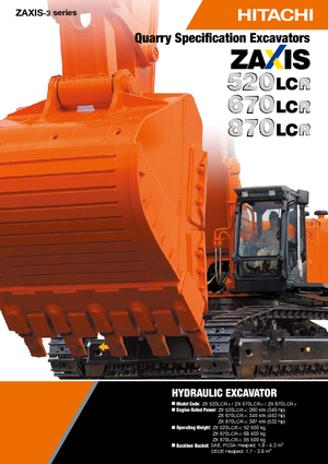 Raupenbagger Hitachi ZX 870 LCR-3