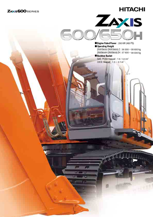 Raupenbagger Hitachi ZX 600