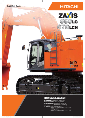 Raupenbagger Hitachi ZX 670 LCH-3