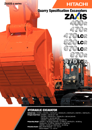 Raupenbagger Hitachi ZX 670 LCR-3