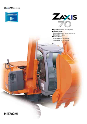 Raupenbagger Hitachi ZX 70