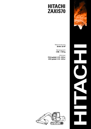 Raupenbagger Hitachi ZX 70