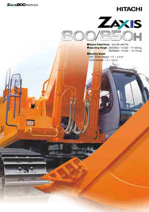 Raupenbagger Hitachi ZX 850 H (BE)
