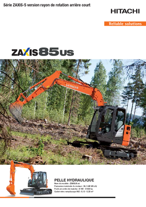 Raupenbagger Hitachi ZX85US-5A