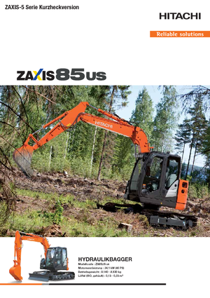 Raupenbagger Hitachi ZX85US-5A