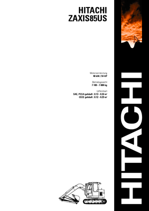 Raupenbagger Hitachi ZX 85 US