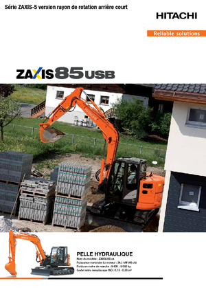 Raupenbagger Hitachi ZX85USB-5A